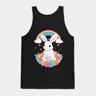Rainbow Bunny Love Tank Top
